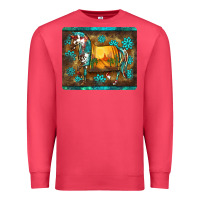 Cardinal western horse sunset turquoise's gemstones mousepad Premium Sweatshirt - BarkalooDesign
