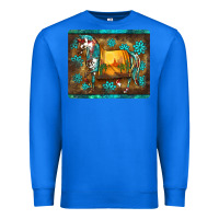 True Royal western horse sunset turquoise's gemstones mousepad Premium Sweatshirt - BarkalooDesign