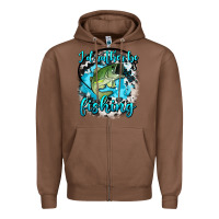 Chestnut i d rather be fishing Zipper Hoodie - AdoDesignShop
