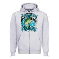 Heather Grey i d rather be fishing Zipper Hoodie - AdoDesignShop