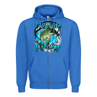 True Royal i d rather be fishing Zipper Hoodie - AdoDesignShop