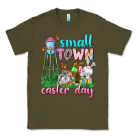 Army Green Small Town Easter Day Classic Tee - Neo Western