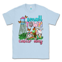 Dusty Blue Small Town Easter Day Classic Tee - Neo Western
