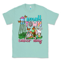 Seafoam Small Town Easter Day Classic Tee - Neo Western