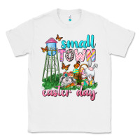 White Small Town Easter Day Classic Tee - Neo Western