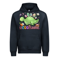 Navy easter stegosaurus delight Urban Hoodie - LillyAllenDesigns