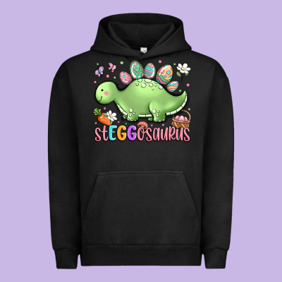 Easter Stegosaurus Delight Urban Hoodie Designed By Lillyallendesigns