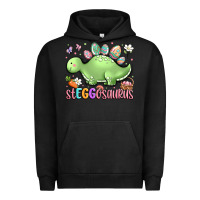 Pigment Black easter stegosaurus delight Urban Hoodie - LillyAllenDesigns