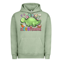 Pigment Oil Green easter stegosaurus delight Urban Hoodie - LillyAllenDesigns