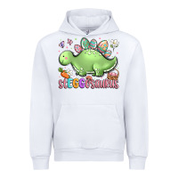 White easter stegosaurus delight Urban Hoodie - LillyAllenDesigns