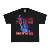 Black America home of the free Urban Heavy Tee - texasbilliewilder