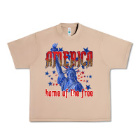 Burro America home of the free Urban Heavy Tee - texasbilliewilder