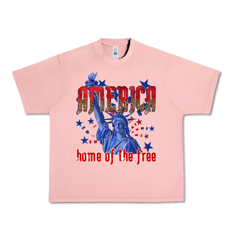 America Home Of The Free Urban Heavy Tee by texasbilliewilder | Teevron