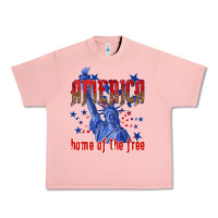 Salmon America home of the free Urban Heavy Tee - texasbilliewilder