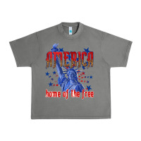 Tornado America home of the free Urban Heavy Tee - texasbilliewilder