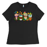 Black cinco de mayo coffee cups Ladies Tee - AdoDesignShop
