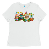White cinco de mayo coffee cups Ladies Tee - AdoDesignShop