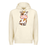 Sandshell cartoon cow Premium Hoodie - NancyCooperArtShop