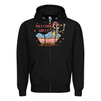 Black do i look like i give a duck Zipper Hoodie - JahusDesignShop