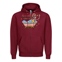 Burgundy do i look like i give a duck Zipper Hoodie - JahusDesignShop