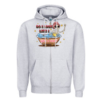 Heather Grey do i look like i give a duck Zipper Hoodie - JahusDesignShop