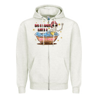 Oatmeal Heather do i look like i give a duck Zipper Hoodie - JahusDesignShop