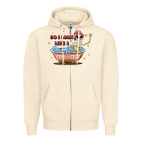 Sandshell do i look like i give a duck Zipper Hoodie - JahusDesignShop