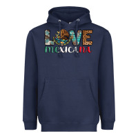 Navy love mexicana revise Heavyweight Hoodie - AdoDesignShop