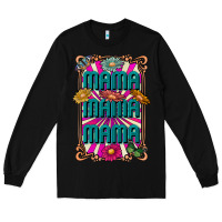 Black mama mama mama Long Sleeve Tee - CowhideDigitalArt