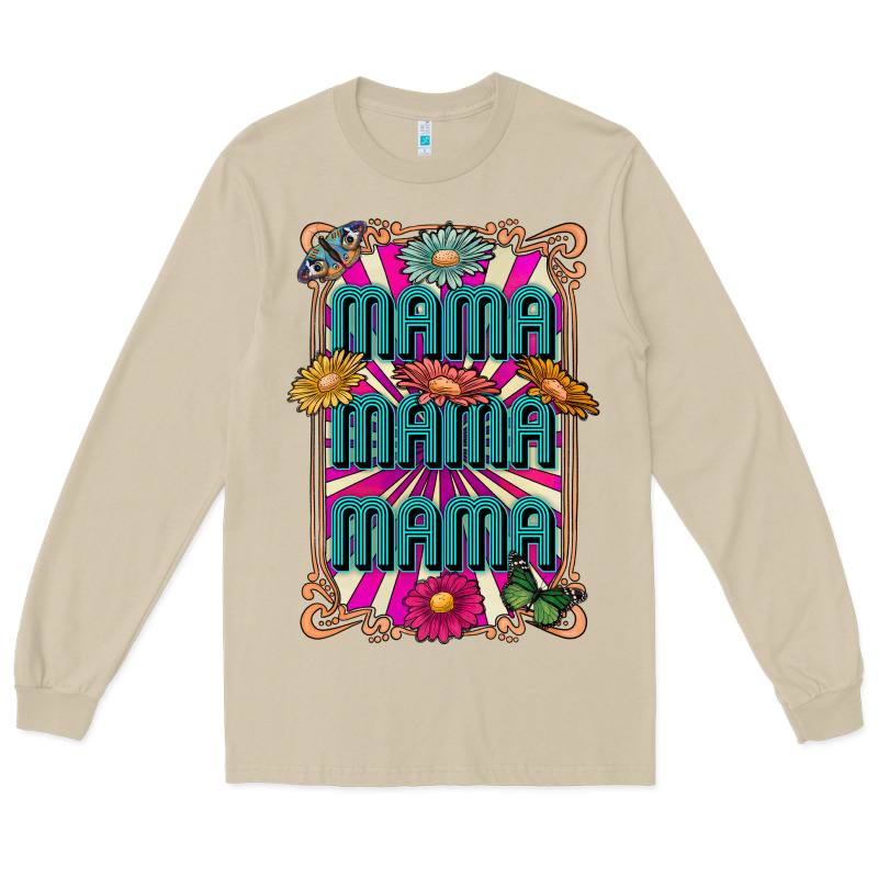 Mama Mama Mama Long Sleeve Tee by CowhideDigitalArt | Teevron