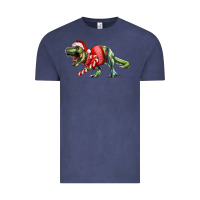 Vintage Denim t rex christmas Vintage Tee - RanaPortraitStore