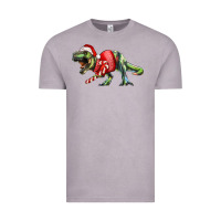Vintage Zinc t rex christmas Vintage Tee - RanaPortraitStore