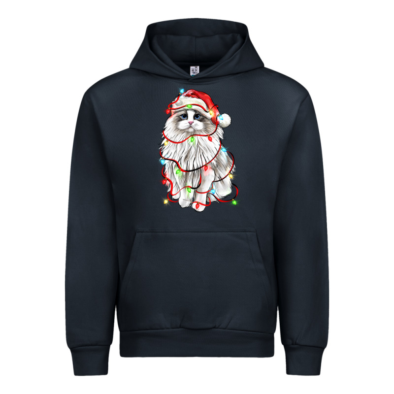 Christmas Ragdoll Cat Urban Hoodie by LillyAllenDesigns | Teevron