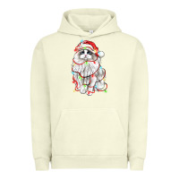 Pigment Pistachio christmas ragdoll cat Urban Hoodie - LillyAllenDesigns