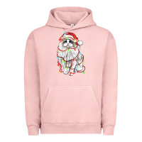 Pigment Salmon christmas ragdoll cat Urban Hoodie - LillyAllenDesigns