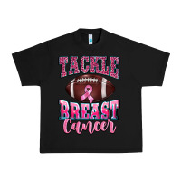 Black tackle breast cancer Urban Heavy Tee - BarkalooDesign