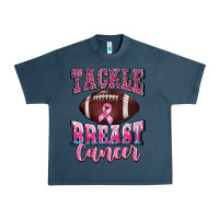 Midnight Navy tackle breast cancer Urban Heavy Tee - BarkalooDesign