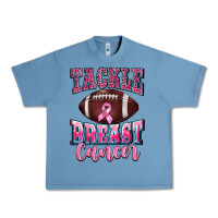 Pebble Blue tackle breast cancer Urban Heavy Tee - BarkalooDesign