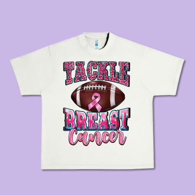 Tackle Breast Cancer Urban Heavy Tee Designed By Barkaloodesign