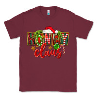 Burgundy christmas honey claus Classic Tee - FaDigitalArtStudio