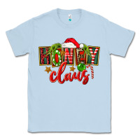 Dusty Blue christmas honey claus Classic Tee - FaDigitalArtStudio