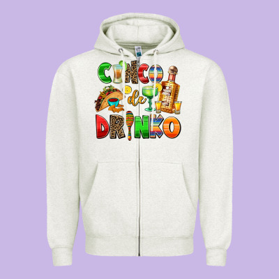 Cinco De Mayo Zipper Hoodie Designed By Adodesignshop