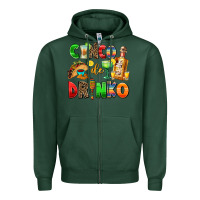 Sports Green cinco de mayo Zipper Hoodie - AdoDesignShop