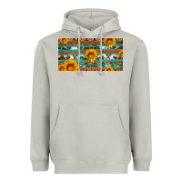 Moon Dust aztec sunflower cowhide license plate Heavyweight Hoodie - Artiststas