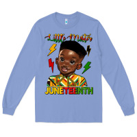 Colony Blue little mister juneteenth Long Sleeve Tee - HRA Design Shop