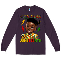 Plum little mister juneteenth Long Sleeve Tee - HRA Design Shop