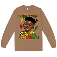 Toasted Coconut little mister juneteenth Long Sleeve Tee - HRA Design Shop