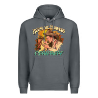 Rock bring me flowers cowboy Premium Hoodie - NancyCooperArtShop