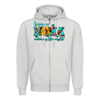 Dove Grey being a nana makes my life complete Zipper Hoodie - AdoDesignShop