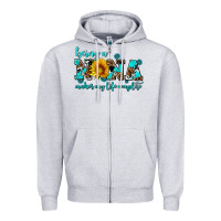 Heather Grey being a nana makes my life complete Zipper Hoodie - AdoDesignShop